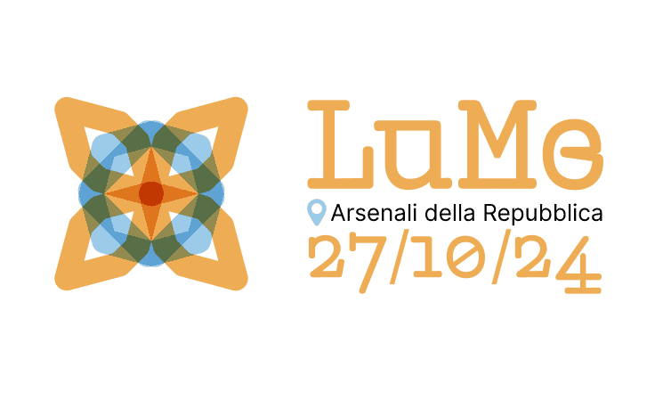 Logo di LuMe, edizione 2024 di TEDx Pisa